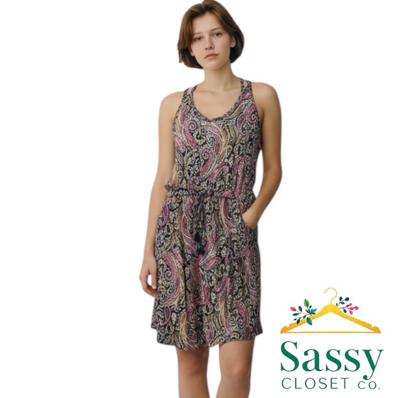 Lucky Brand – Boho Midi Dress, Sz M, RN#80318, EUC - Picture 1 of 5